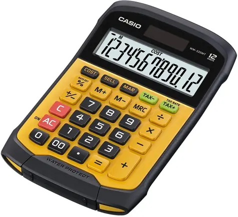 Casio WM-320MT-S / Kalkulačka / 12 miest / Vodeodolná IP54 / Batérie a solárne napájanie