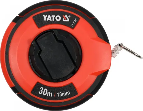 YATO Pásmo meracie oceľové 30 m / Meracie pásmo / Šírka 13 mm / Puzdro ABS