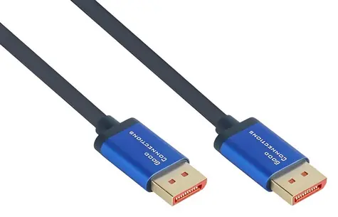 Good Connections SmartFLEX DP1.4 modrá 5 m / Kábel / DisplayPort-DisplayPort / 8K 60Hz / 4K 240Hz / 25,9 Gbit/s