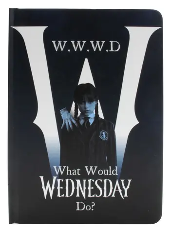BLUE SKY STUDIOS Zápisník Wednesday WWWD / Zápisník / A5