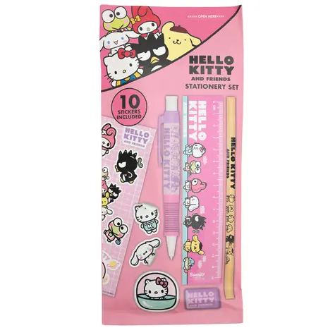 BLUESKY Sada písacích potrieb Hello Kitty / Školská sada / 6 dielov / Licenčný design