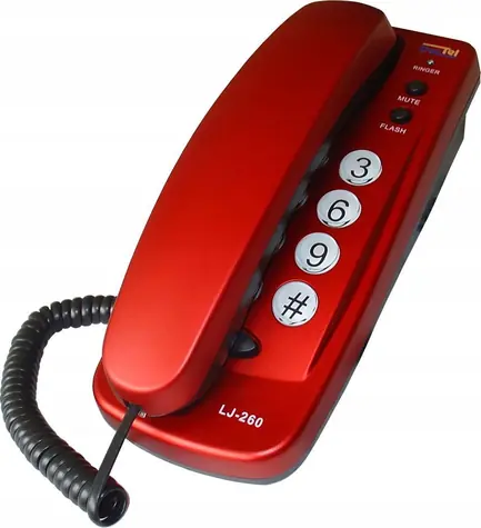 Dartel LJ-260 bordó / Telefón / Pevná linka