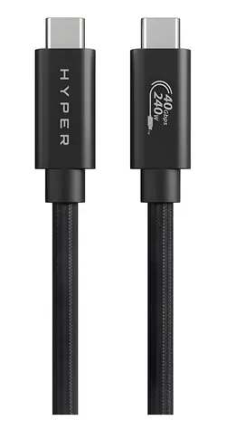 Hyper HyperDrive USB4 Performance Cable čierna / Kábel / USB4