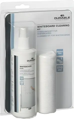 Durable Čistiaca sada na whiteboard / Čistiaca sada / sprej 250 ml / utierka 25x25 cm