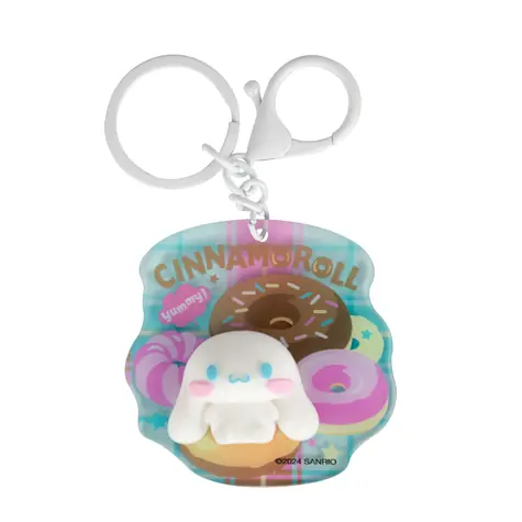 BLUE SKY STUDIOS Prívesok na kľúče Sanrio Cinnamoroll 3D / Kľúčenka / Akryl / Karabínka