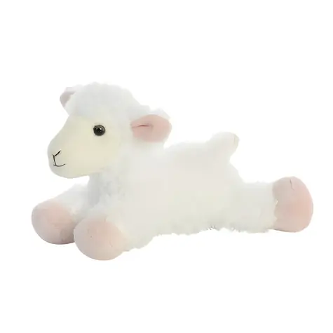 AURORA Plyšové jahňa Laná / 20 cm / biela / pre dospelých aj deti