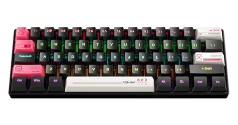 ONIKUMA G55 čierna / Herná klávesnica / drôtová / USB / RGB / 61 kláves / vodeodolná