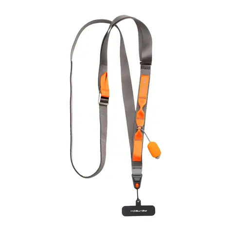 Pgytech LinkGo P-PG-007 šedá / Popruh na telefón / nastaviteľná dĺžka 127-156 cm / nosnosť 10 kg