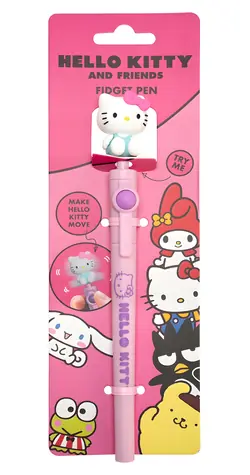 BLUE SKY STUDIOS Guľôčkové pero Sanrio Hello Kitty Fidget / Fidget funkcie / Ružová