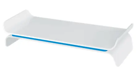 Leitz Wow modro-biela / Stojan pod monitor / do 27"