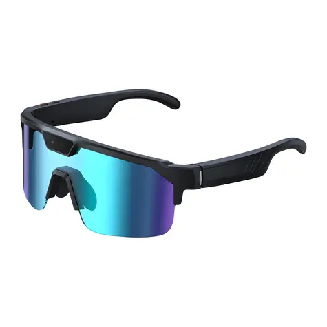 Zeblaze Q01 modrá / Športové okuliare s AI / Kamera 8 Mpx / Stabilizácia obrazu / Preklad v reálnom čase / IPX4