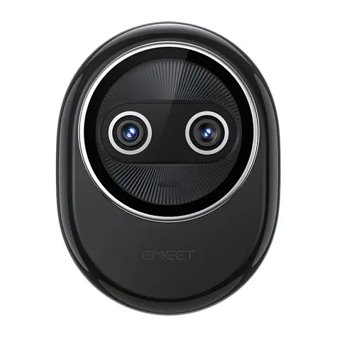 EMEET Piko+ čierna / Webkamera / 4K / Duálny objektív / 3 mikrofóny / USB-C