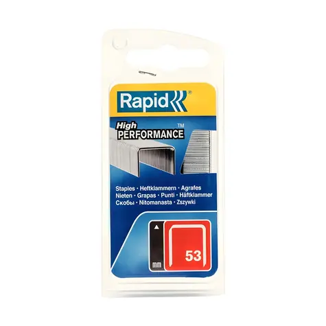 Rapid 53/10 mm / Spony do zošívačky / Úzke / Blistrové balenie