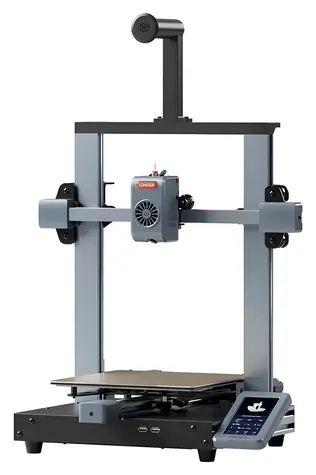 Longer LK10 / 3D tlačiareň / vrstva 0.1-0.4mm / rýchlosť 500mm/s / dot. displej / Wi-Fi