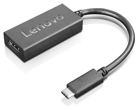 Lenovo Adaptér USB-C na HDMI 2.0b čierna / Redukcia / 3840 x 2160 / 0,24 m