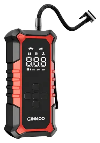 Gooloo A6 Gear / Vzduchový kompresor / 4-160 PSI / ±2 PSI / 7500 mAh / USB-C