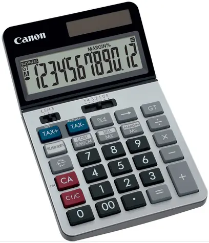 Canon KS-1220TSG / Kalkulačka / plastová / gombíkové ovládanie / batéria CR2016