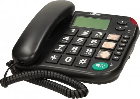 Maxcom KXT 480 čierna / Stolný telefón