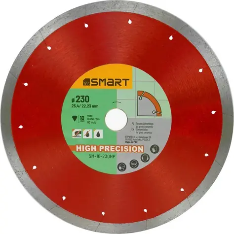 SMART SM-10-230HP / Diamantový kotúč / 230 mm / High Precision