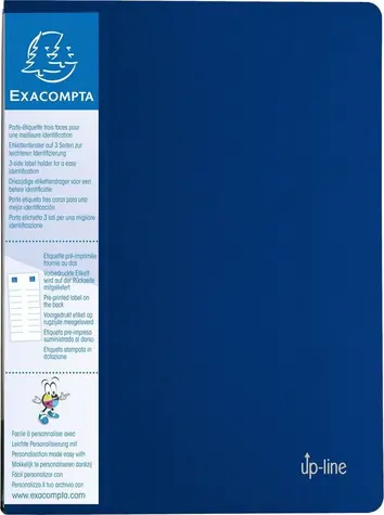 Exacompta UP LINE Ponukový album 20 vreciek modré / Prezentačný album / 20 vreciek