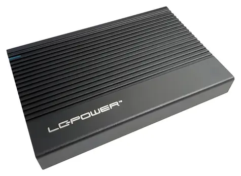 LC Power LC-25U3-C čierna / Externý box pre 2,5" HDD/SSD / SATA III / USB 3.2 Gen 2 / hliníkový