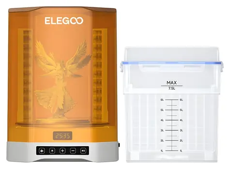 ELEGOO Mercury PLUS 3.0 / Umývacia a vytvrdzovacia stanica / IPA nádoba 7,5 l / UV vytvrdzovanie / rotačný stôl / 48 W