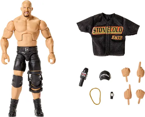 Mattel WWE Elite Collection Stone Cold Steve Austin JHT52 / Akčná figúrka / plast / od 8 rokov