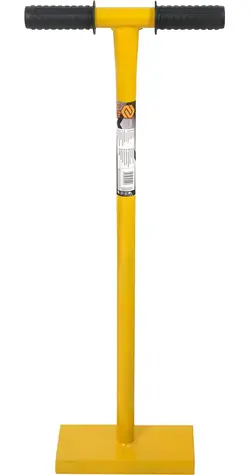 Vorel Ručné dusadlo 8,5 kg / Dusadlo / oceľ / výška 820 mm / priemer rúrky 32 mm