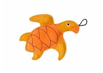 Kiwi Walker Kožená hračka Korytnačka / Hračka pre psov / Koža / 21 cm