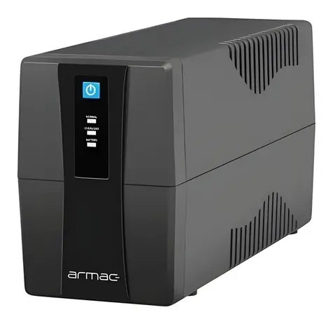 Armac Home Lite HL650E/LEDV2 čierna / Záložný zdroj / Line-Interactive / 650 VA / 2x 230V / AVR