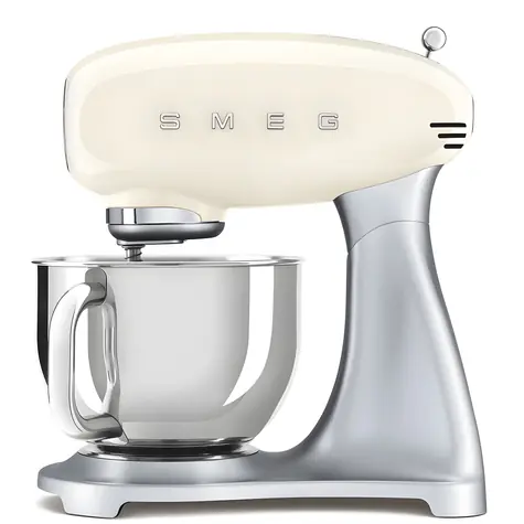 SMEG SMF04CREU krémová / Stolný mixér / 800 W / 4,8 l / 10 rýchlostí