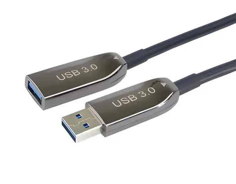 PremiumCord optický AOC kábel USB 3.0 A(M)-A(F) 15m / Predlžovací kábel / Aktívny optický (AOC)