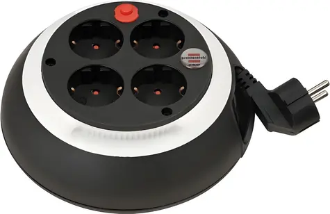Brennenstuhl Comfort Line CL-S biela / Káblový bubon / 4X zásuvka / 3 m / 16 A