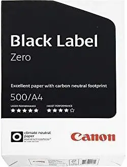 Canon Black Label Zero / Kancelársky papier / A4 / 80 g/m2 / 500 listov / Biely