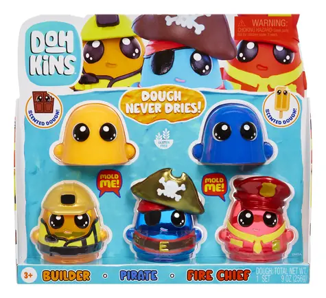 MGA DohKins Hero Pack 1 / Modelovacia hlina s figúrkami / 3-99 rokov