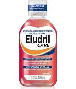Eludril Care Anti-plaque / Ústna voda / proti zubnému povlaku / 500 ml