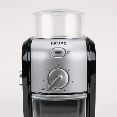 Krups G VX2 42 čierno-strieborná / Mlynček na kávu / 17 stupňov mletia / kapacita 200 g / 100 W