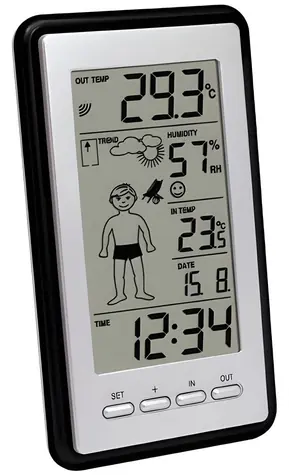 TechnoLine WS 9632 čierna / Meteostanica
