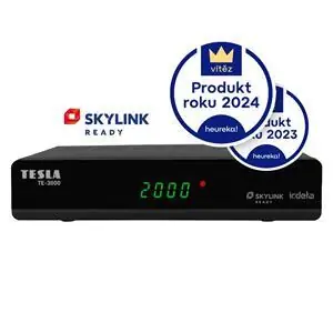 TESLA TE-3000 / Satelitný prijímač / DVB-S2 / Irdeto / SkyLink ready / Full HD