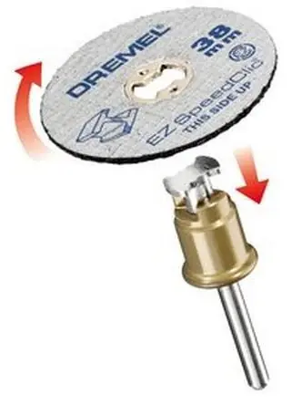 Dremel SC456 EZ SpeedClic / Rezný kotúč na kov / 5 ks