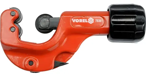 Vorel Rezač rúrok 3-32 mm / Rezač rúrok / Cu, Al, plast / odhrotovač / náhradná čepeľ v rukoväti