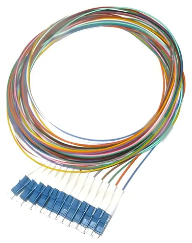 Xtendlan Optický pigtail LC / Optický pigtail / 9/125 / 0,9 mm / 1 m / sada 12 ks, rôzne farby / G.652d / LS0H