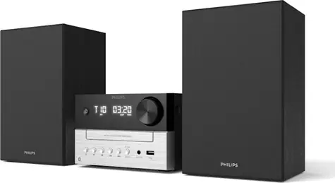 Philips TAM3205M2/12 čierna / Mikrosystém / CD / FM / USB / Bluetooth 5.4 / 20 W RMS