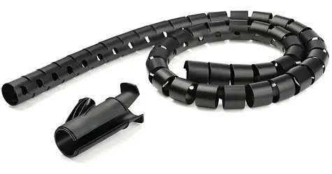 StarTech Káblová špirálová bandáž čierna / Ochrana káblov / 25 mm / 1,5 m / PE