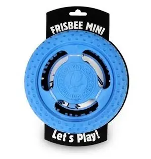 KIWI WALKER Frisbee modrá / Hračka pre psov / plávacie a lietacie / TPR pena / 22 cm