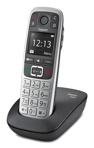 Gigaset E560 platinová / DECT bezdrôtový telefón