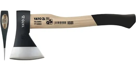 YATO Sekera 1000 gs násadou z orechového dreva / 430 mm / Kalená uhlíková oceľ / DIN 5131