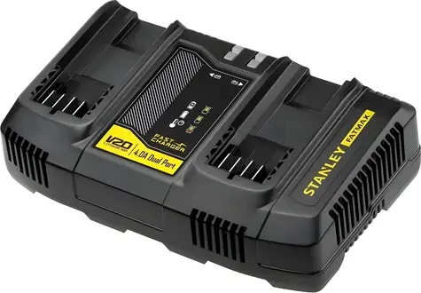 Stanley V20 SFMCB24-QW čierno-žltá / Rýchlonabíjačka / 18V / 4A / 2 sloty
