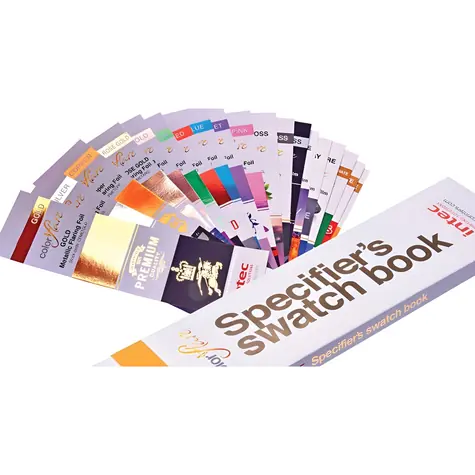 Intec ColorFlare fólia metalická červená / Tonerová efektová fólia / 320 mm / 300 m / dutinka 3"