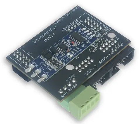 Tinycontrol tHAT4 / Rozširujúci modul / 2x IDC10 / pre LAN ovládač LK3.9